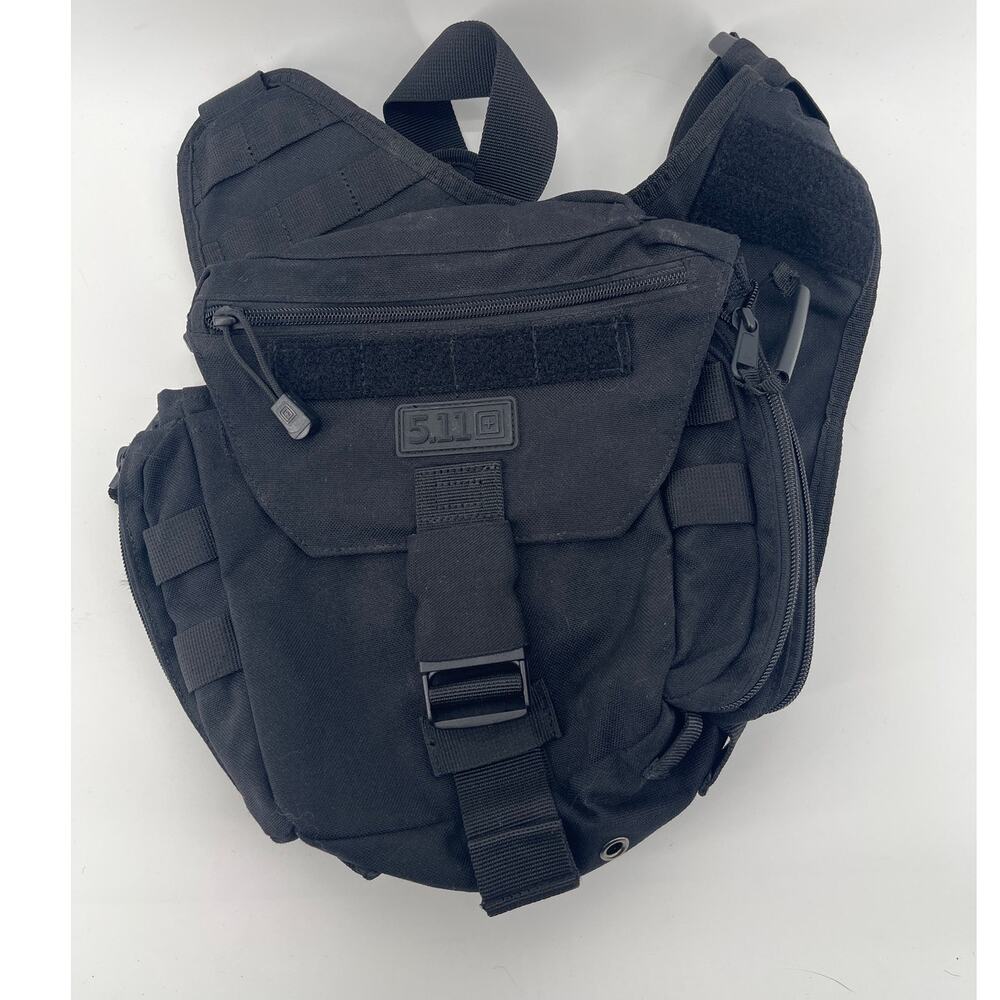 5.11 Tactical PUSH Pack Black Utility Crossbody Sling Bag Daypack 6L EDC Outdoor